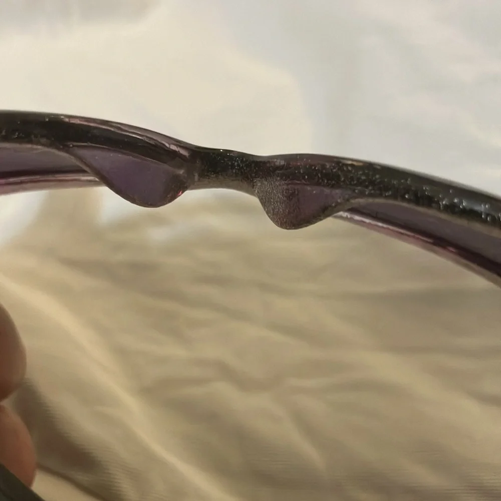 Purple Leopard Print Sunglasses with glitter
